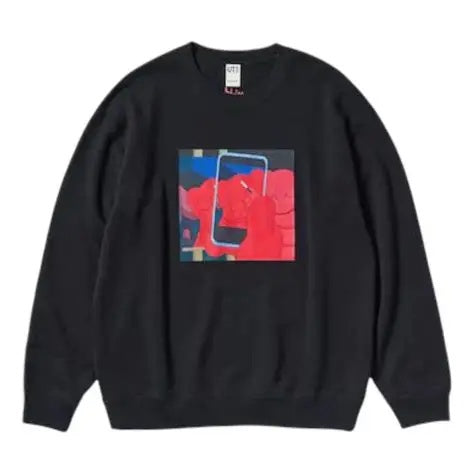 KAWS x Uniqlo Warhol Graphic 476119 Sweatshirt Black