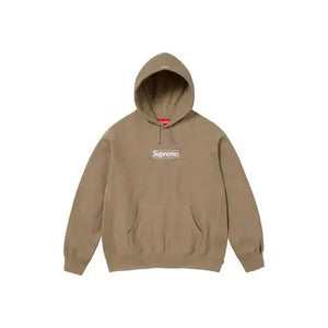 Supreme Box Logo Hooded Sweatshirt (FW23) Dark Sand