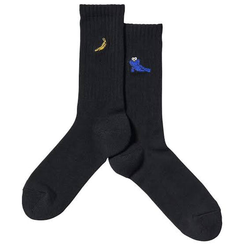 KAWS x Uniqlo Warhol 473504 Socks Black